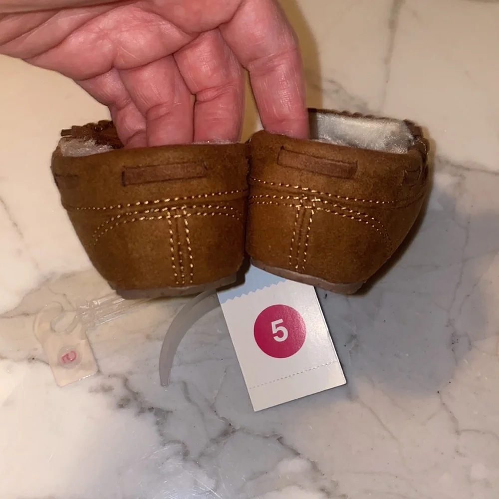 Cat & Jack‎ Moccasins Toddler Dark Chestnut/Celina Size 5